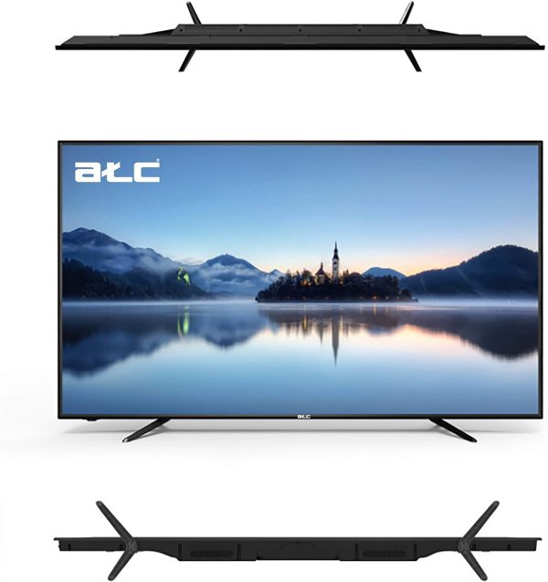 ⁦ايه تي سي تلفزيون ذكي 50 انش ، 4 كيه يو اتش دي ،ال اي دي ، اسود ، E-LD-50UHD⁩ - الصورة ⁦2⁩