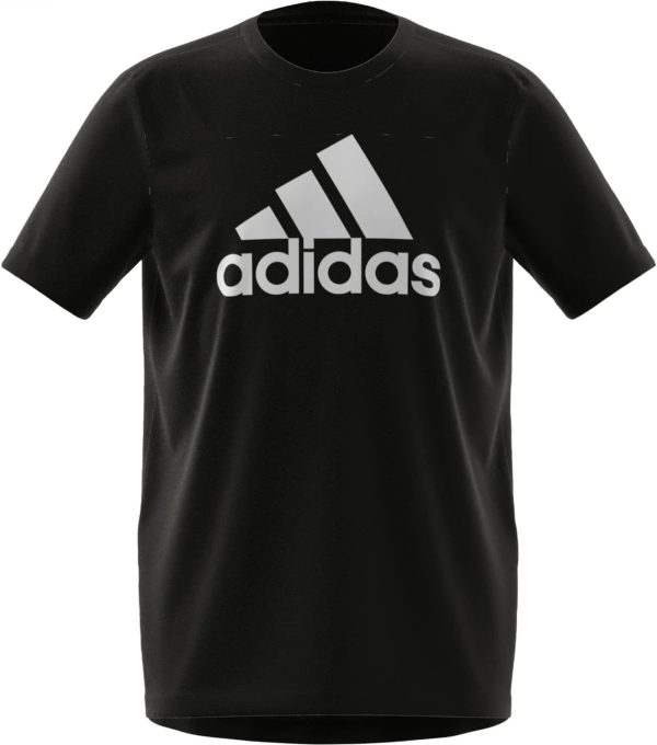 adidas Boys Essentials D2M Chest Logo Short Sleeves Sports T-Shirt T-Shirt