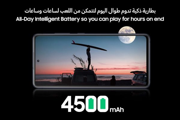 ⁦جوال ذكي سامسونج جالكسي S20 اف اي الجيل الخامس 5G اندرويد، ذاكرة 128Gb، و8Gb Ram، جوال ثنائي الشريحة، ارجواني فاتح (نسخة السعودية)⁩ - الصورة ⁦6⁩