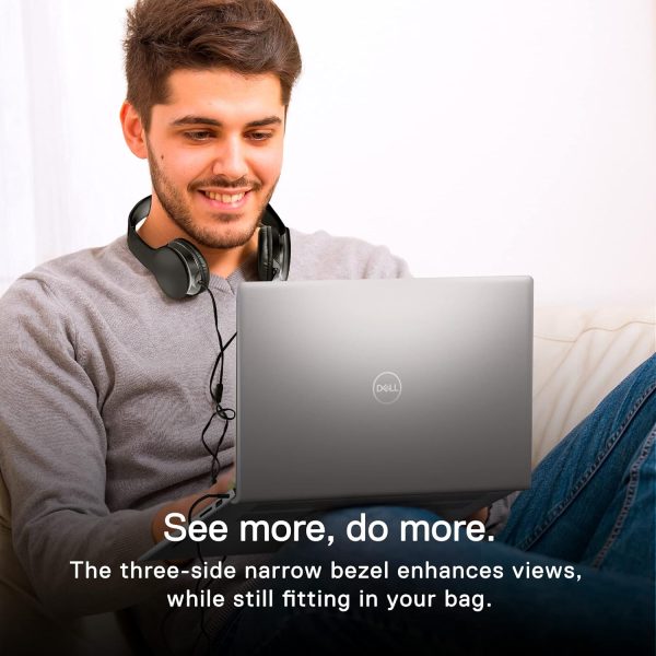 ⁦ديل لابتوب انسبيرون 15 3511 بشاشة 15.6 انش FHD (1920×1080)، انتل كور i5-1135G7، ذاكرة RAM DDR4 8GB، SSD 512GB، بطاقة رسومات انتل UHD، ويندوز 11 كور، فضي، 1TT0P⁩ - الصورة ⁦4⁩