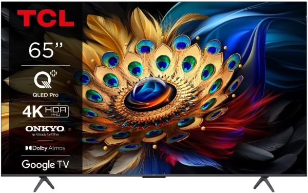 TCL تلفزيون 65 بوصة 4 كيه QLED برو دولبي فيجن