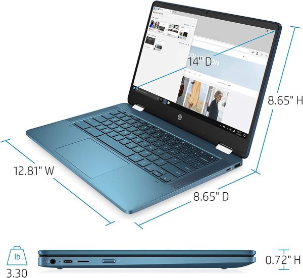 لابتوب اتش بي 14 انش X360 كروم بوك 2 في