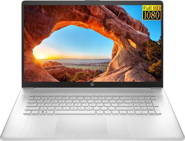 HP لابتوب 2022 الاحدث 17 بشاشة 17.3 انش FHD IPS ومعالج انتل كور i5-1135G7 رباعي النواة وبطاقة رسومات انتل ايريس Xe وRAM 16GB وSSD PCIe 1TB وHDMI وويندوز 11 + قطعة قماش مايكروفايبر