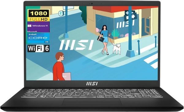 MSI لابتوب مودرن 15 بشاشة FHD 156 انش ومعالج انتل