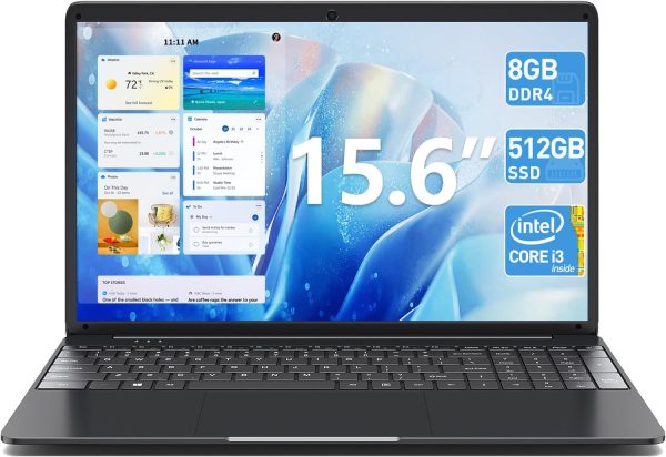 SGIN 156 Inch Laptop Laptops Computer with 8GB DDR4 512GB