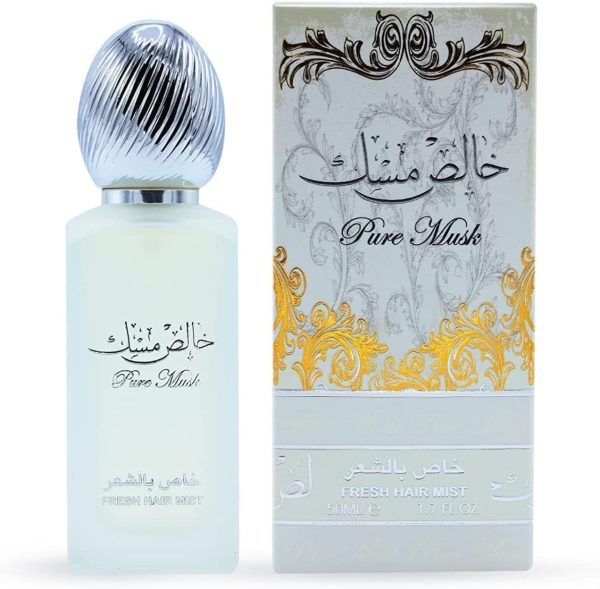 عطر بيور مسك من لطافة لتعطير الشعر للنساء او دي