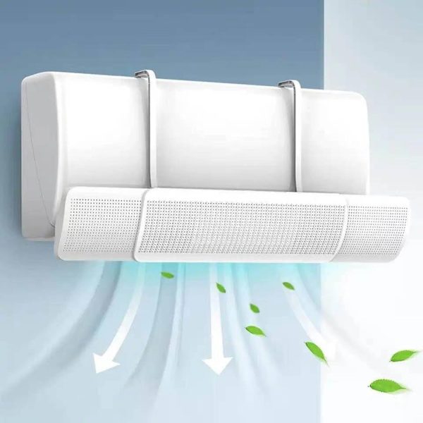 Air Conditioner Deflector Central AC Air Flow Deflector Adjustable Reusable