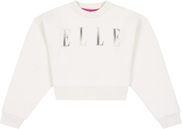 ELLE Girls ELL0418976 Oversize Bb Crew Vanilla Ice