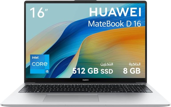 HUAWEI MateBook D 16 Laptop with 16 Inch Eye Comfort