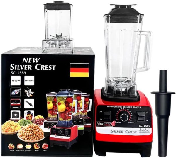 Silver Crest powerful two bowl blender 4500 watts 15 speed timer