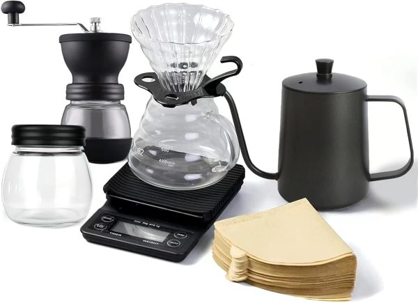 VINNYSEN V60 Coffee Drip Kit Drip Set 7 Pieces Specialty