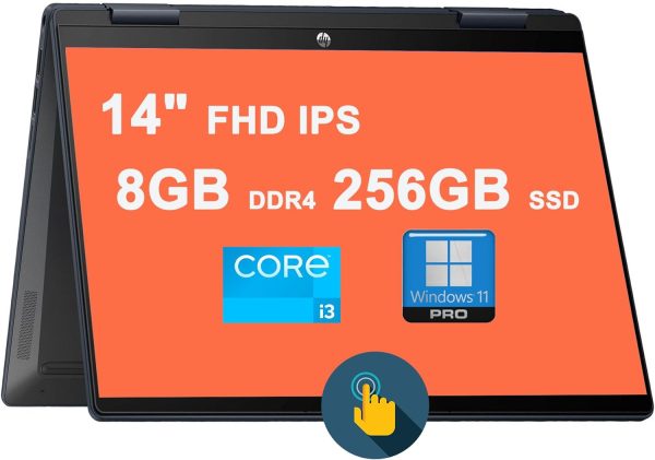 لابتوب X360 14 2 في 1 بشاشة لمس FHD IPS