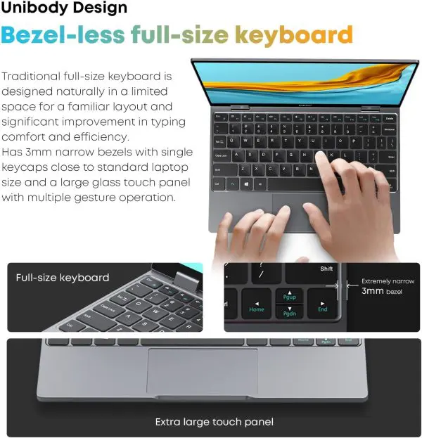 CHUWI MiniBook X 2-in-1 Touchscreen Laptop, 512GB SSD 12GB CHUWI MiniBook X 2-in-1 Touchscreen Laptop, 512GB SSD 12GB