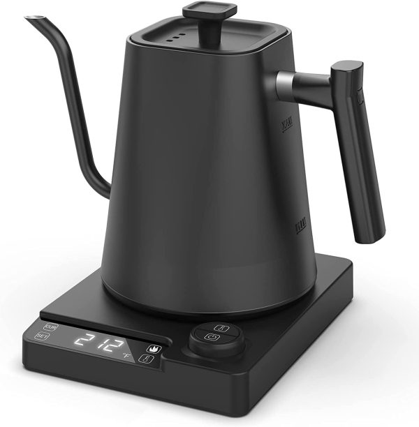 Dxmocos Electric Temperature Control Gooseneck Kettle Pour Over Kettle for