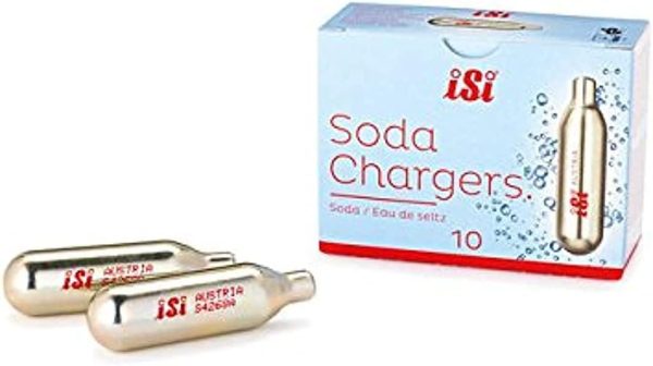 iSi Stainless Steel Soda Chargers10 Pack Of 1