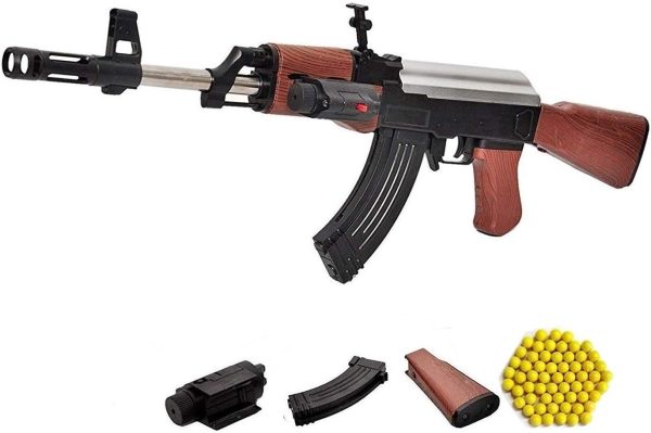 لعبة مسدس إطلاق نار Ak 47 للأطفال مع ضوء ليزر