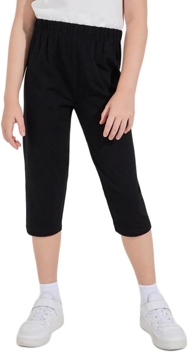 1729715578 Styli Girls Basic Capri Length Leggings