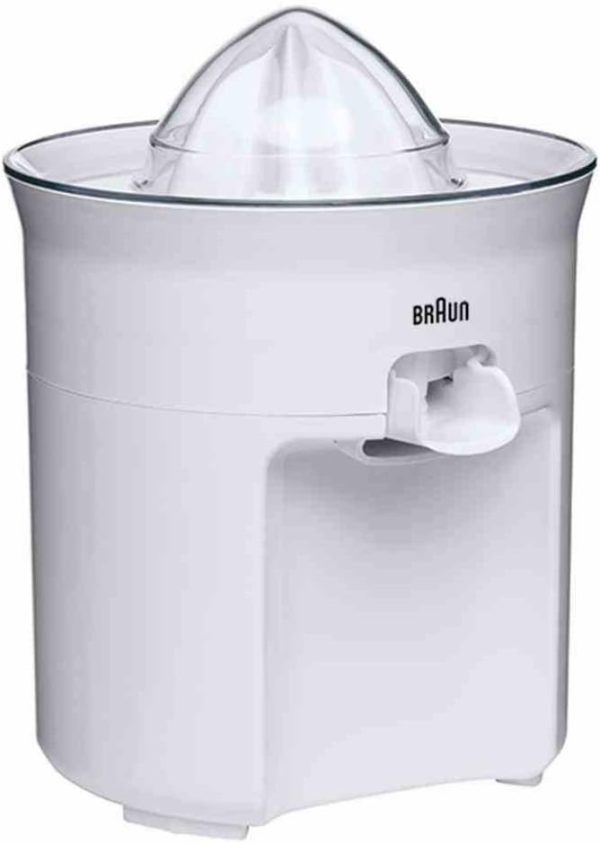 Braun Citrus Juicer 60W Anti Drip Spout Dishwasher Safe CJ3050WH