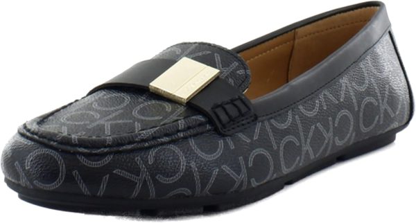 Calvin Klein Womens LISA Loafer Flat BLACK MULTI 002 9