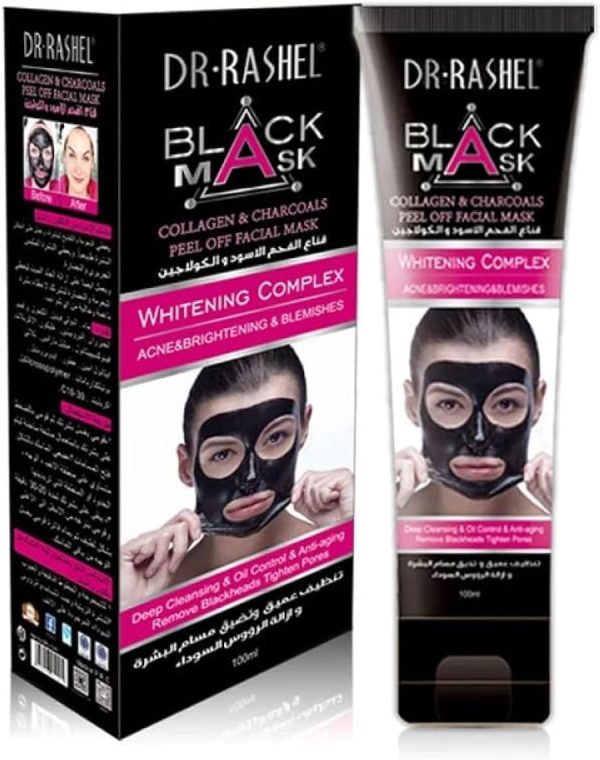 DRRASHEL Rachel Black Charcoal Collagen Mask 34 Ounce