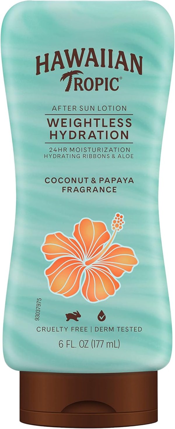 Hawaiian Tropic Weightless Hydration After Sun Lotion with Aloe 6oz