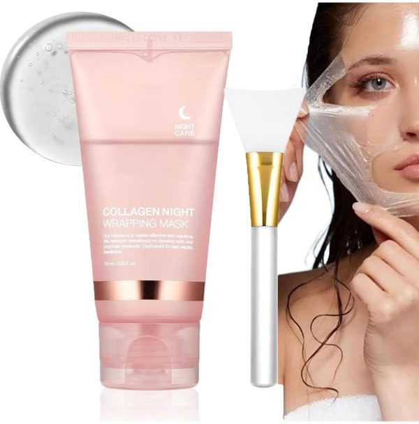 MarlaMall Collagen Night Wrapping Mask Collagen Overnight Wrapping Peel Off