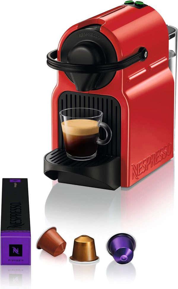 Nespresso Inissia C Espresso Coffee Machine Red