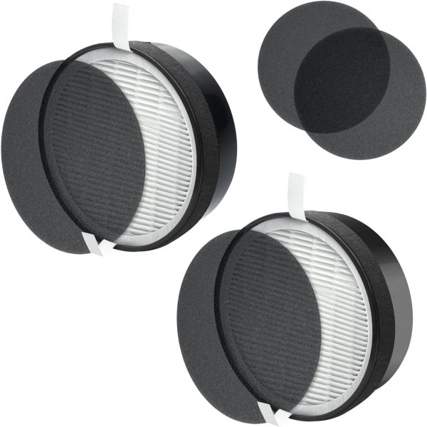 PINREK 2 Pack LV H132 True HEPA Replacement Filter Compatible with