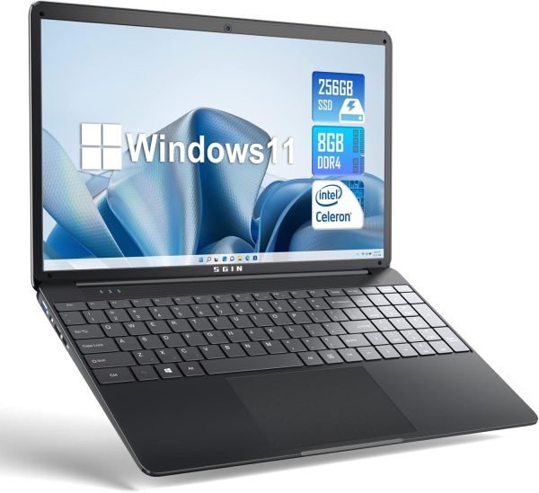 SGIN 156 Inch Laptop Windows 11 Home 8GB RAM 256GB