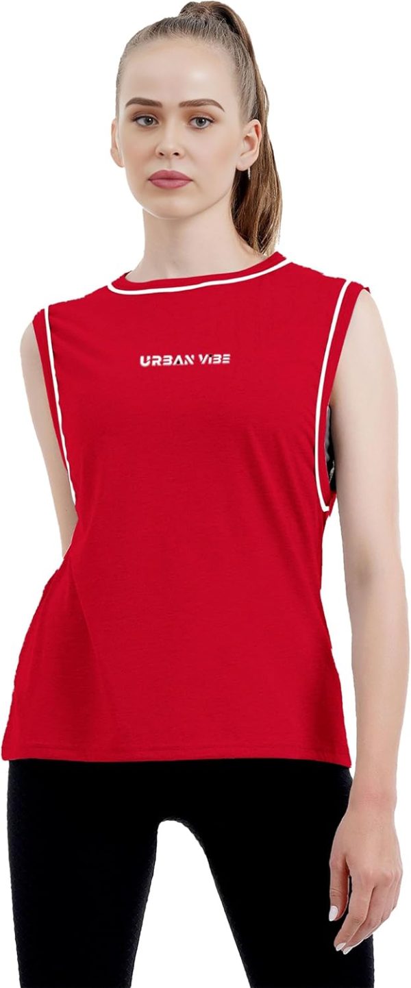 Selecta Now Womens Urban Vibe Printed Workout Tank Top Stylish