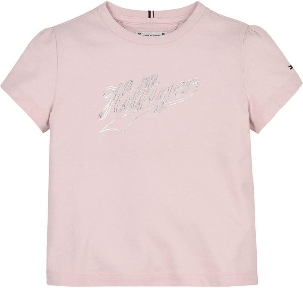 Tommy Hilfiger Girls Hilfiger Script SS T Shirts