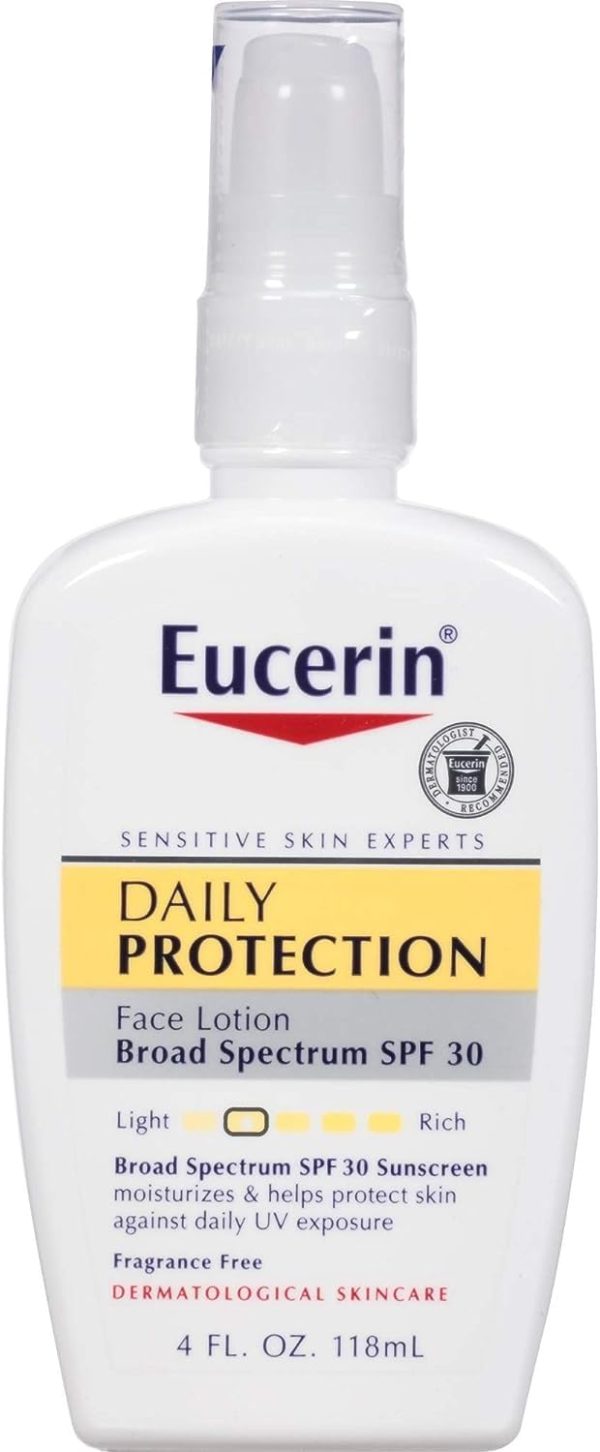 لوشن الوجه للحماية اليومية من Eucerin واسع الطيف SPF