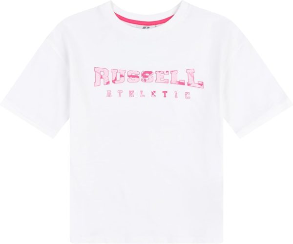 1731920478 RUSSEL ATHLETICS Girls RSL5004002 Russell Atheltic Camo Oversized T Shirt 12 13Y