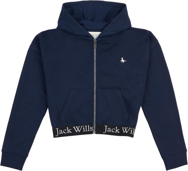 1732116614 JACK WILLS Girls JWS5307203 Jack Wills Zip Hoodie