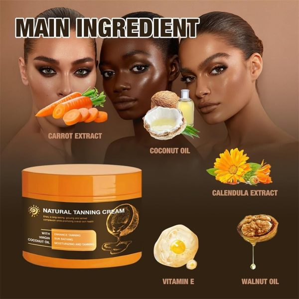 ⁦Azonee Tanning Gel & Cream, Luxury Intensive Natural Tan Accelerator with Oil, for Sunbeds & Outdoor Use, Achieve Glowing Tan Skin, 2 * 150 ml⁩ - الصورة ⁦6⁩