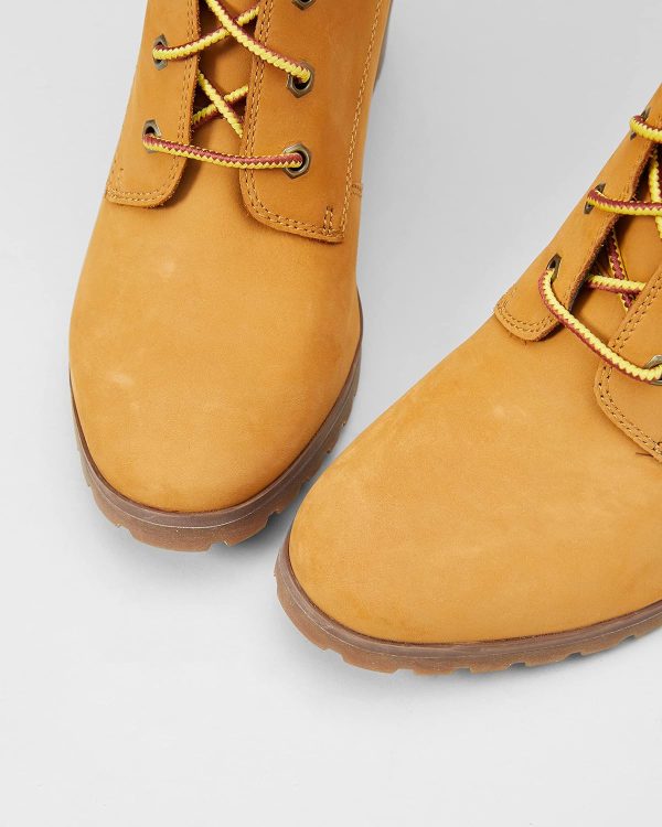 1732565462 حذاء Timberland Tillston ذو ياقة مزدوجة 15.24 سم، من تيمبرلاند، أسيتات فينيل الإيثيلين EVA، جلد