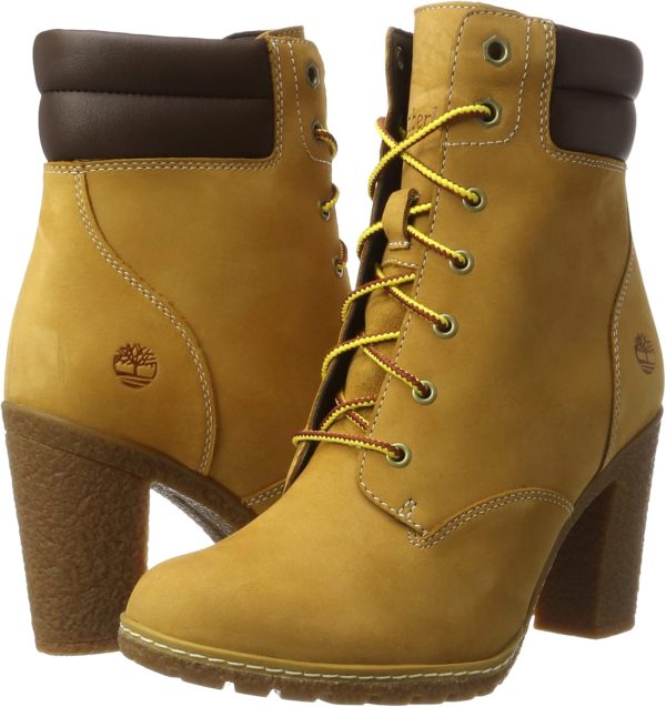 1732565467 حذاء Timberland Tillston ذو ياقة مزدوجة 15.24 سم، من تيمبرلاند، أسيتات فينيل الإيثيلين EVA، جلد