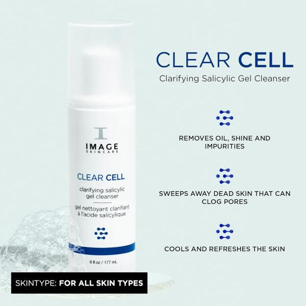 ⁦Image Skincare Clear Cell Salicylic Gel Cleanser (177ml)⁩ - الصورة ⁦2⁩