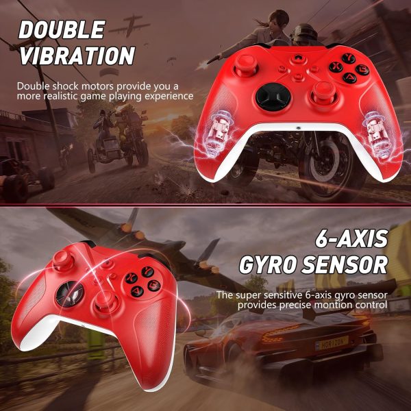 ⁦[Need to Upgrade] Xbox Controller Wireless, Xbox One Controller for Xbox Series X/S, Xbox One X/S, Xbox One & PC Windows Gamepad with Dual Vibration Motors, TURBO and Macro Function⁩ - الصورة ⁦6⁩