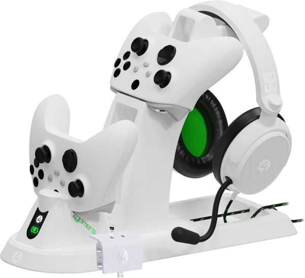 4Gamers Ultimate Gaming Station for Xbox Series XS White، من