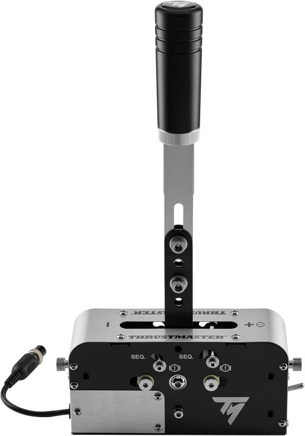 ⁦Thrustmaster TSS Handbrake, Progressive Handbrake and Sequential Shifter, For PC/PS5/PS4/Xbox Series X|S/Xbox One، من ثرست ماستر، USB، فضي⁩ - الصورة ⁦3⁩