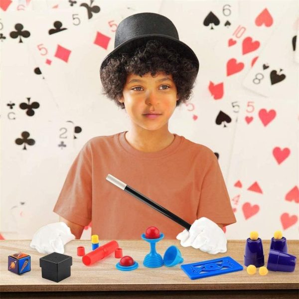 ⁦CHANEDE Magic Toys Kit Set with Wand and 75 Magic Tricks for Kids Boys Girls, Best Age 6 7 8 9 Years Old⁩ - الصورة ⁦3⁩