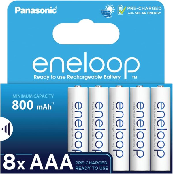 Eneloop Panasonic AAAMicro rechargeable battery 8 pack improved capacity of min