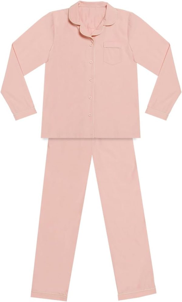 GREEN TREAT Girls GLHGT072 Bamboo Loungewear Set