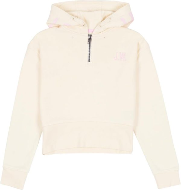 JACK WILLS Girls JWS5207079 Jack Wills 1/4 Zip Hoodie