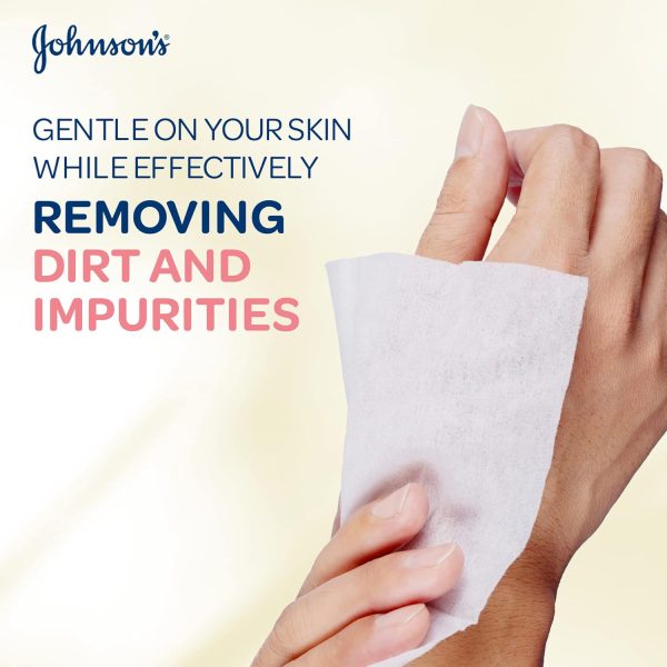 Johnson Johnson Cleansing Facial Micellar Wipes Extra Sensitive All Skin Types Pack Of 25 Wipes