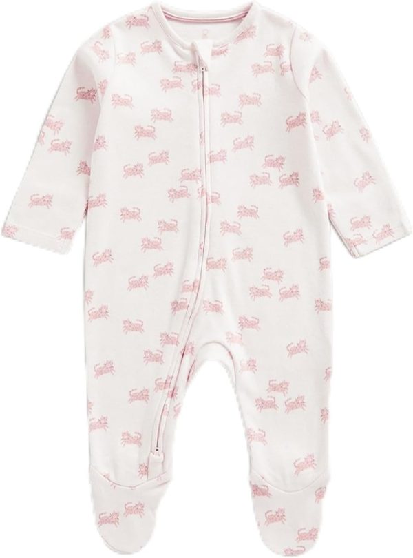 Mothercare Girls My First Safari Zipped All In One