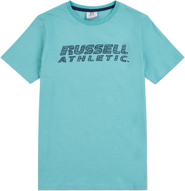 RUSSEL ATHLETICS Boys RSL0443C52 Russell Athletic Logo T-Shirt 3-4Y Multi