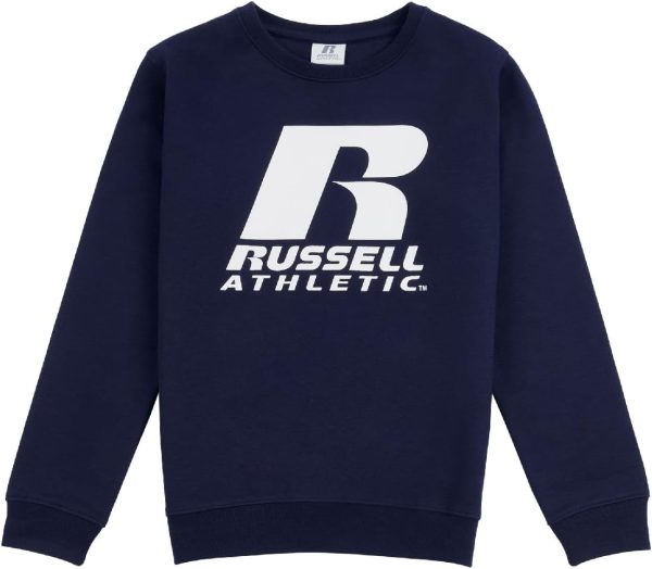 Russell Athletic Boys RSL0016203 Logo Sweatshirt 3-4Y Sand