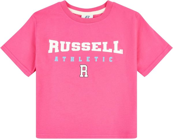 Russell Athletic RUSSEL Girls RSL5015C77 Atheltic Fitted T Shirt 9 10Y Multi